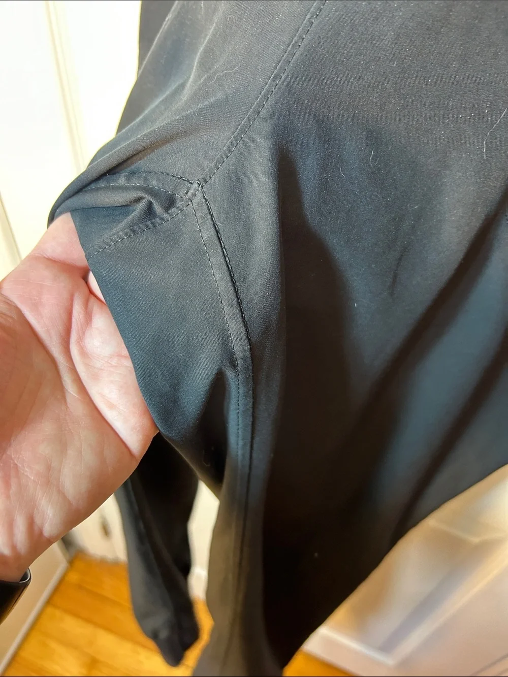 Patagonia Black Worn Wear W's Happy Hike Studio Pants size medium - Picture 7 of 9